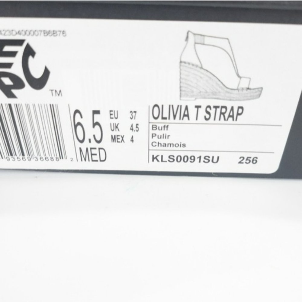 Kenneth Cole Olivia T-strap Espadrille Sandals -6.5 - Picture 8 of 8